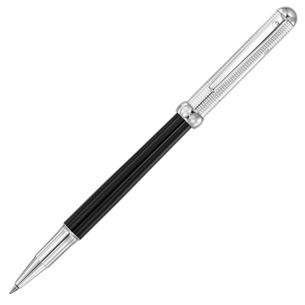 CHESS Tintenroller Pyramid-Design Silber-Lack schwarz