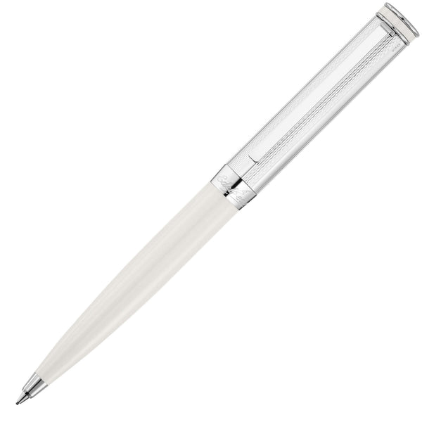 EDELFEDER Drehbleistift Korn-/Linien-Design Silber-Lack champagner