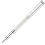 EDELFEDER Tintenroller Korn-/Linien-Design Silber-Lack champagner
