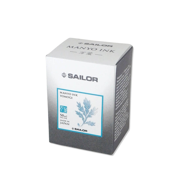 Tintenglas Manyo - Yomogia 50ml blau