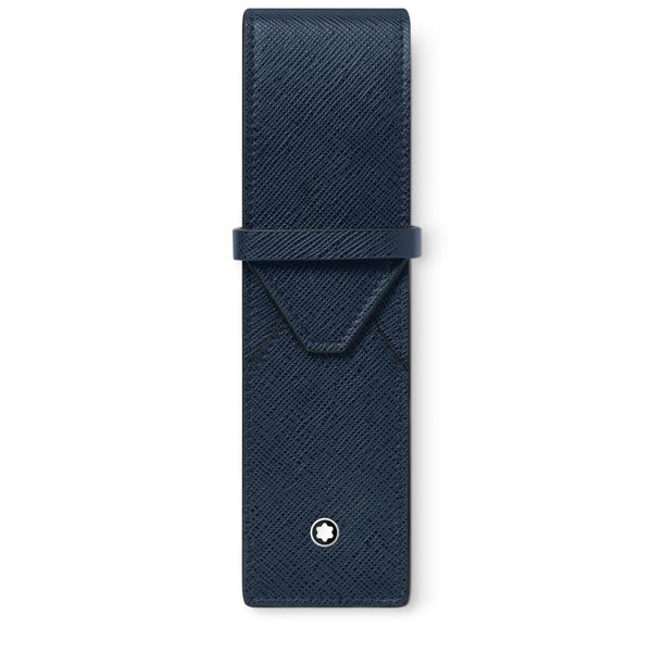 Sartorial Etui für 2 Schreibgeräte blau