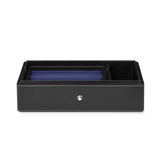 Schreibtischbox Leder schwarz