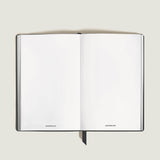 Notizbuch small (klein), Sartorial Leder schwarz, blanko