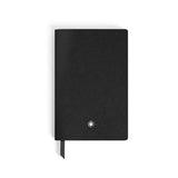 Notizbuch small (klein), Sartorial Leder schwarz, blanko