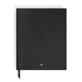 Notizbuch large (groß), Sartorial Leder schwarz, kariert