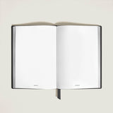 Notizbuch medium (mittelgroß), Sartorial Leder schwarz, blanko