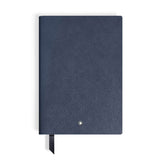 Notizbuch medium (mittelgroß), Sartorial Leder blau, blanko