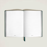 Notizbuch small (klein), Sartorial Leder grün, liniert