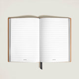 Notizbuch medium (mittelgroß), Saffiano Leder saffran, liniert