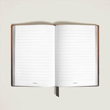 Notizbuch medium (mittelgroß), CORTECCIA-Leder mit SFUMATO-EFFEKT Fauve/Rehbraun, liniert