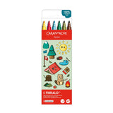 FIBRALO™ KAWAII-Set SWISS MOUNTAIN mit 6 Filzmalstiften