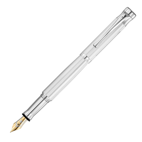 TANGO Korn-Design Füllfederhalter Silber Goldfeder