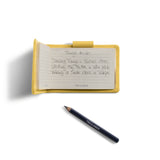 BONSAI Edition "My Microcosm", Mini Notizbuch Leder Mustard