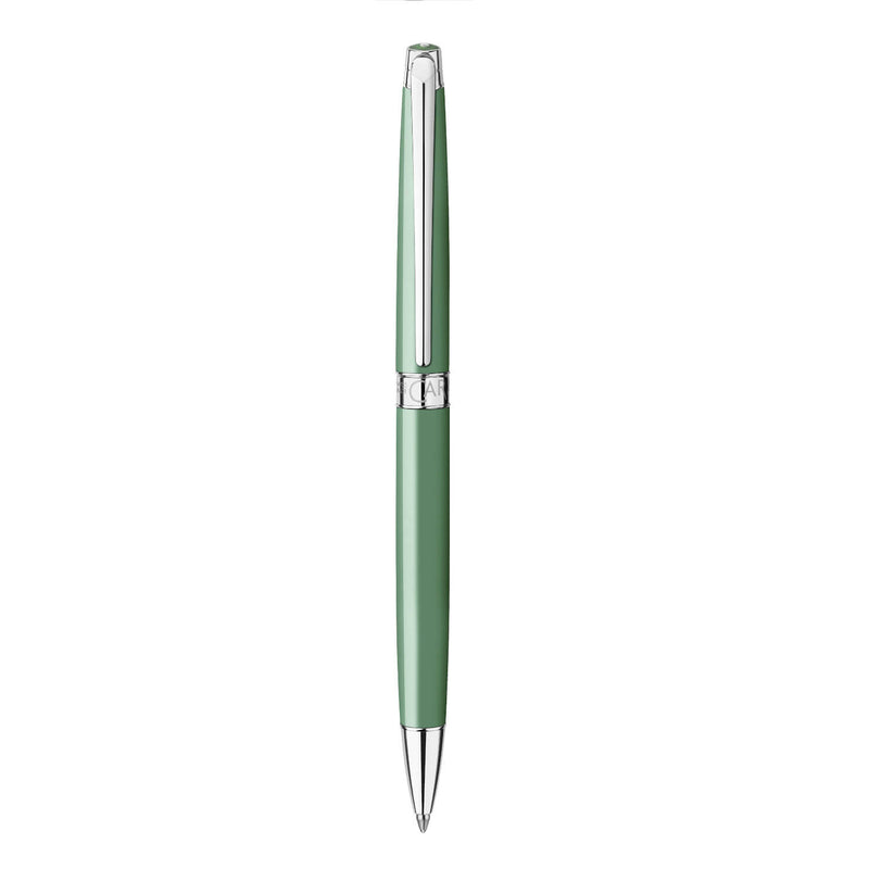 LÉMAN™ SLIM VERT DE GRIS Kugelschreiber versilbert rhodiniert
