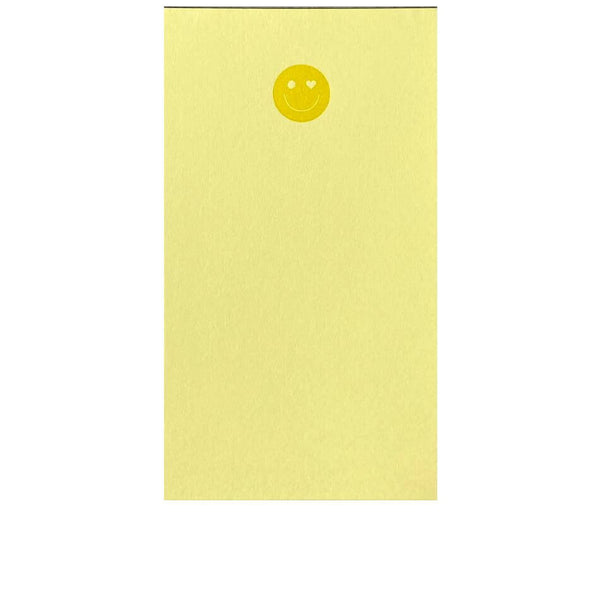 Notizblock MINI blanco mit Prägung SMILEY