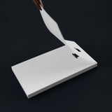 Notizblock MINI blanco mit Prägung MELONE (Hut)