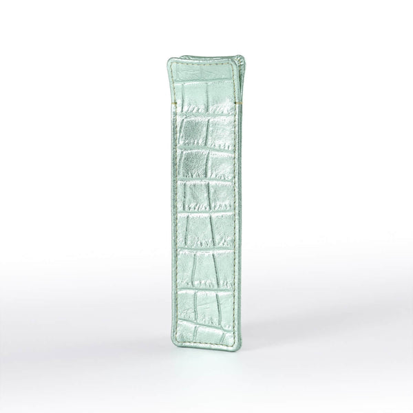 1er Stifteetui Rindleder Wild Mint