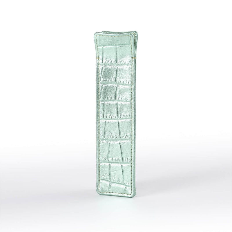 1er Stifteetui Rindleder Wild Mint