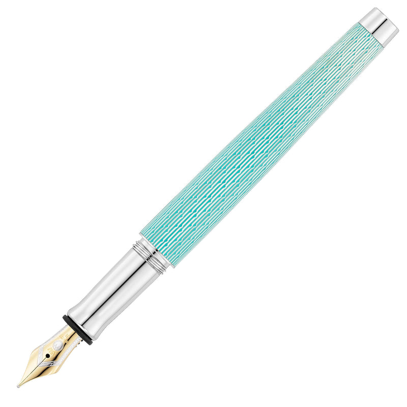 TANGO Imagination-Design Füllfederhalter Aquamarin Goldfeder