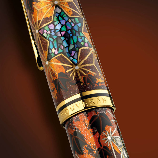 Maki-e IVY and KOMON Füllfederhalter Ltd. Num.