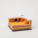 Notizblock 3D Katze Stifthalter für Schreibtisch, Lasercut