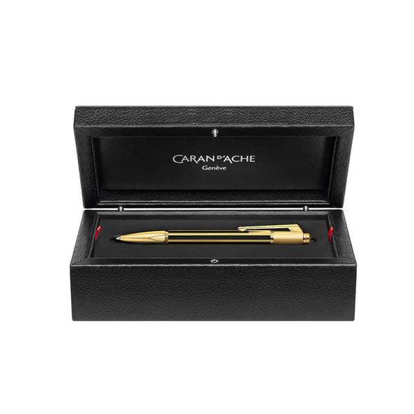 VARIUS CHINALACK SCHWARZ Kugelschreiber goldplattiert