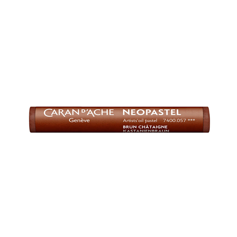 NEOPASTEL® Oelpastell Einzelblock rund kastanienbraun