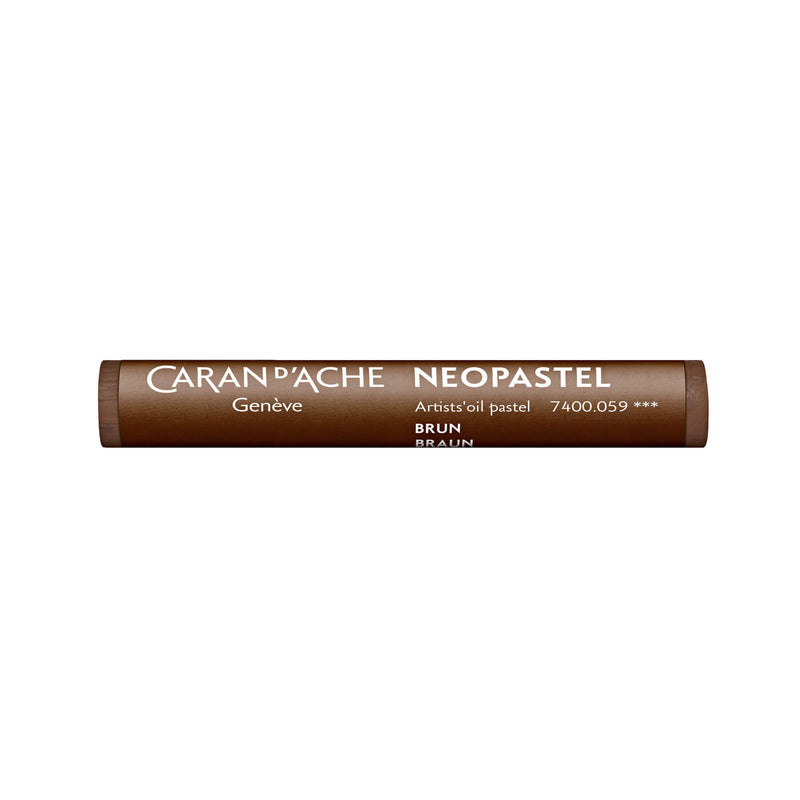 NEOPASTEL® Oelpastell Einzelblock rund braun
