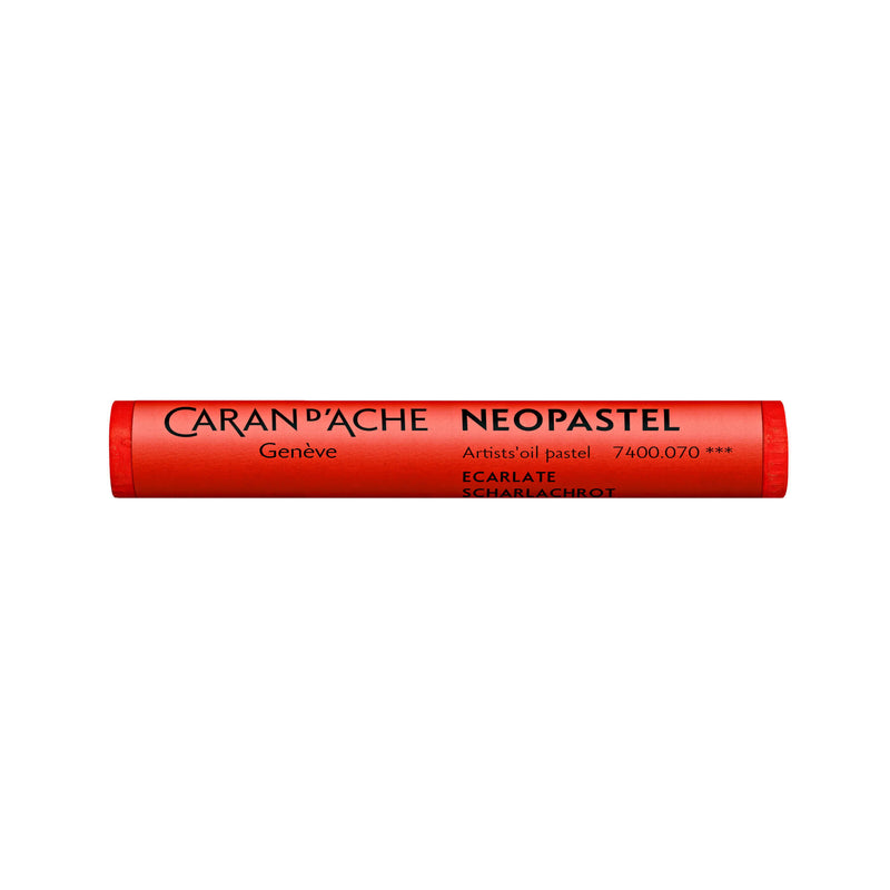 NEOPASTEL® Oelpastell Einzelblock rund scharlachrot