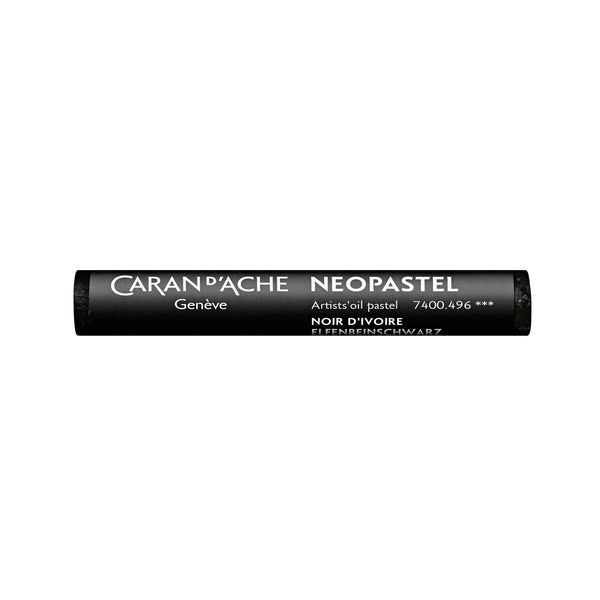 NEOPASTEL® Oelpastell Einzelblock rund elfenbeinschwarz