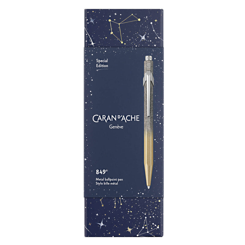 849 COSMIC BLUE Kugelschreiber Gold Sonderedition