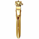 Heftzange M85L Edelchrom 23-Karat vergoldet