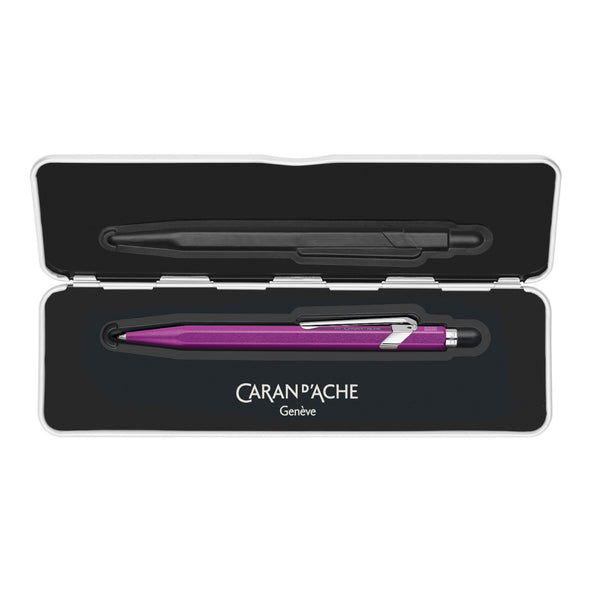 849 Metall Kugelschreiber COLORMAT-X VIOLETT mit Etui